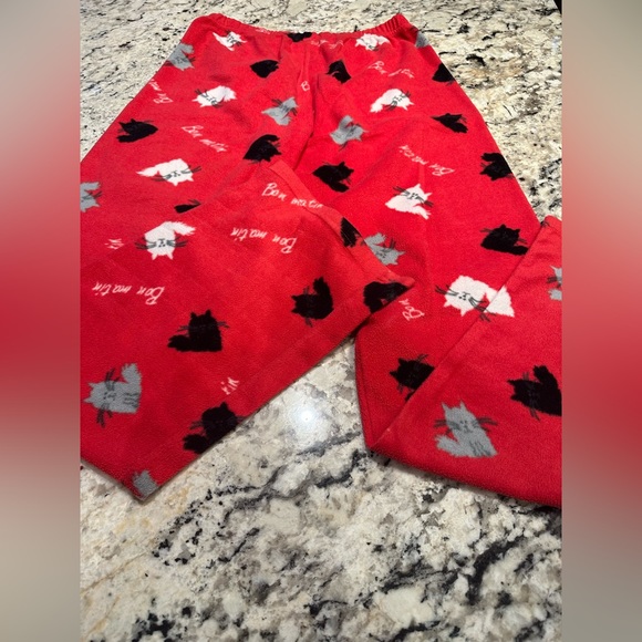 Volage Pink Cat Womens Pajama Set - Picture 4 of 4